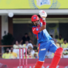 KL Rahul IPL 2025 – Delhi Capitals batter plays an aggressive shot during an IPL match against Chennai Super Kings.