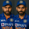 Rohit Sharma white-ball captaincy compared with Virat Kohli in Indian cricket uniforms
