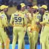 Chennai Super Kings Eliminated IPL 2025 squad gathers on field after crucial home defeat