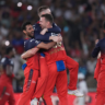 RCB Won IPL 2025 Final celebration as players embrace after a thrilling victory